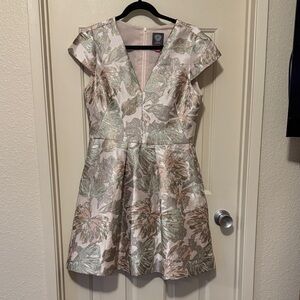 Vince Camuto | Dresses | Vince Camuto Halter Tie Neck Aline Dress | Poshmark